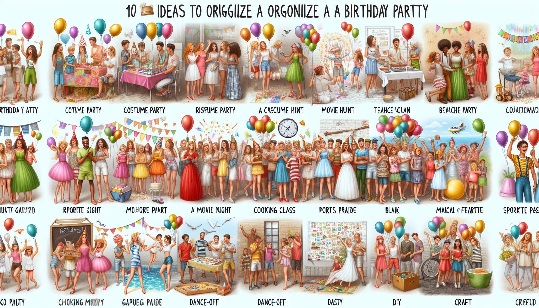 Sorprende a Todos con Estas 10 Ideas Increíbles para una Fiesta de Cumpleaños Inolvidable