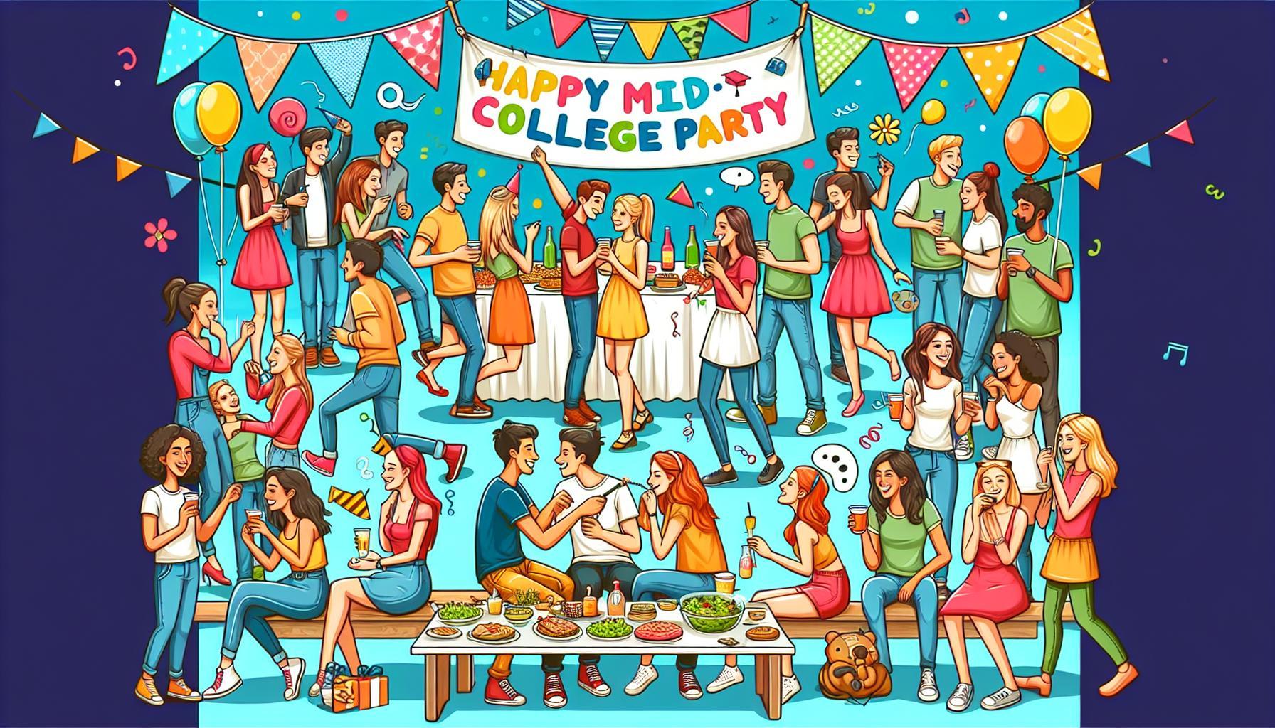 Fiesta de Mitad de Carrera Universitaria: Ideas Inolvidables para una Noche Épica
