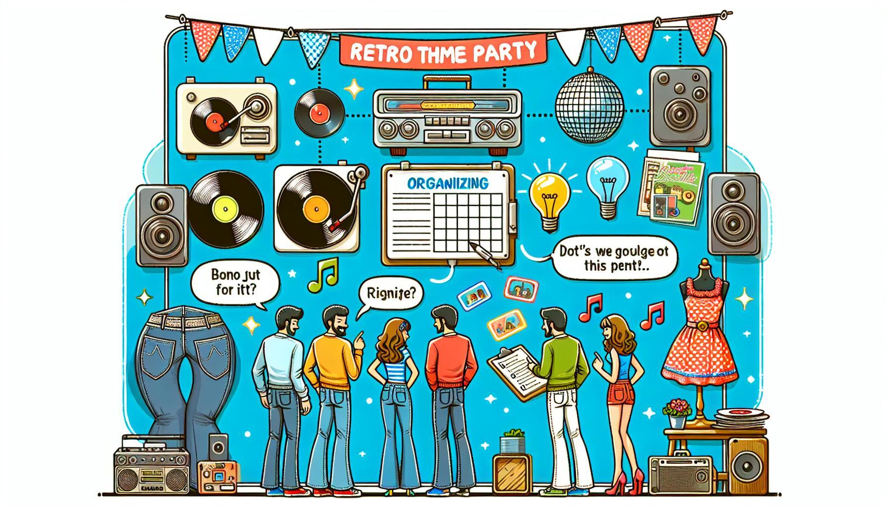 Organiza la Fiesta Retro Perfecta y Disfruta un Viaje Inolvidable al Pasado