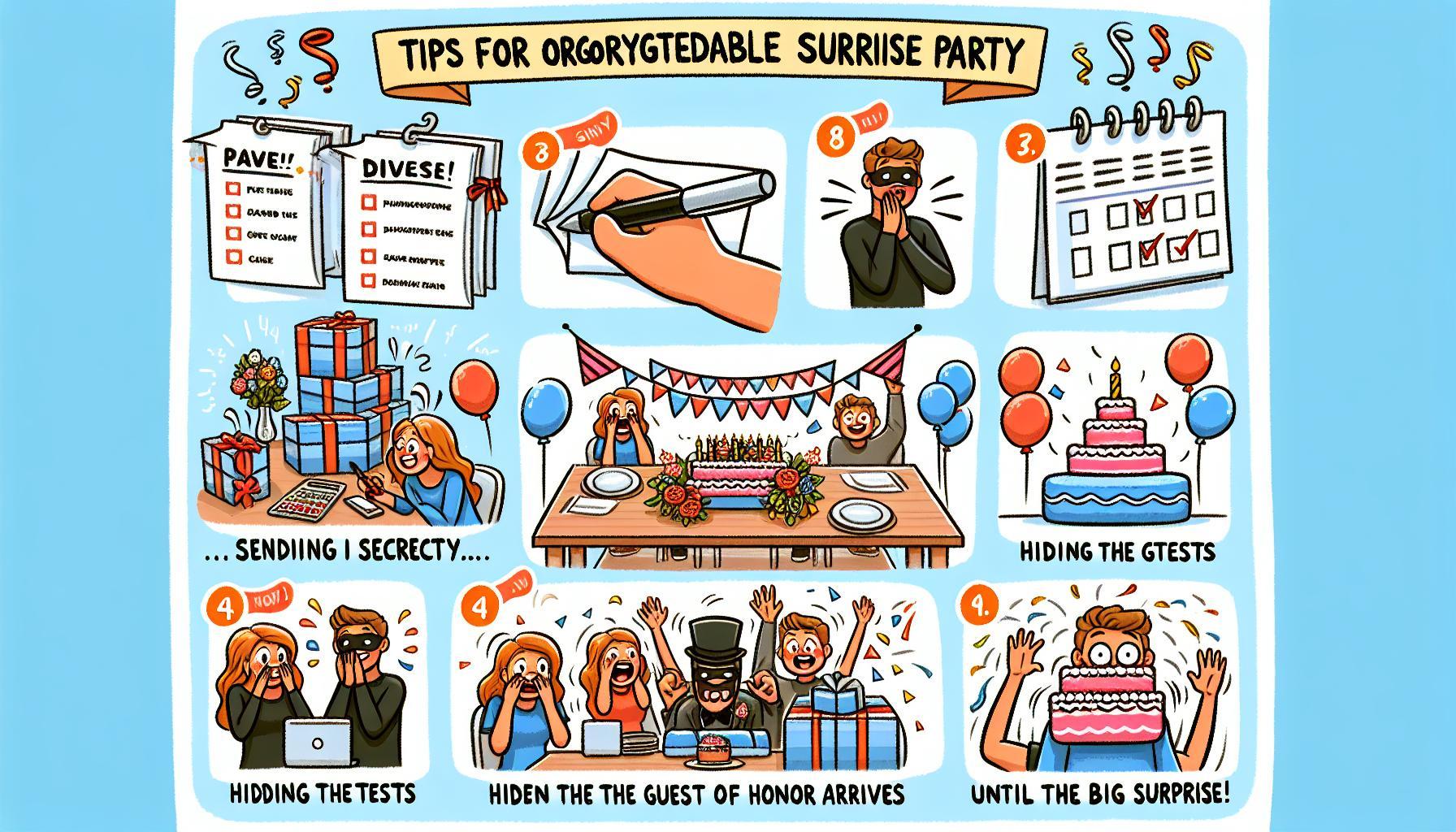 Organiza la Fiesta Sorpresa de Tus Sueños con Estos Consejos Infalibles